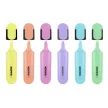 Szövegkiemelő készlet, 0,5-5 mm, KORES "Bright Liner Plus Pastel", 6 különböző szín 6 db