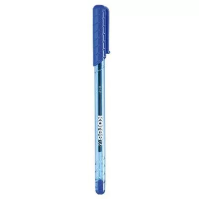 Golyóstoll, 0,7 mm, kupakos, háromszögletű, KORES "K1-F", kék 1 db