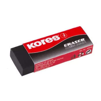 Radír, KORES "KE-20", fekete