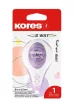 Hibajavító roller, 4,2 mm x 8 m, KORES "2WAY Pastel", vegyes pasztell színekben 1 db