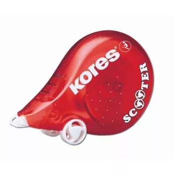   Hibajavító roller, 4,2 mm x 8 m, KORES "Scooter", piros