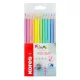 Színes ceruza készlet, háromszögletű, KORES "Kolores Pastel", 12 pasztell szín 12 db
