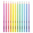 Színes ceruza készlet, háromszögletű, KORES "Kolores Pastel", 12 pasztell szín 12 db