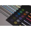 Színes ceruza készlet, háromszögletű, KORES "Kolores Style Metallic", 12 metál szín 12 db