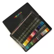 Színes ceruza készlet, háromszögletű, fém doboz, KORES "Kolores Selection", 72 különböző szín 72 db