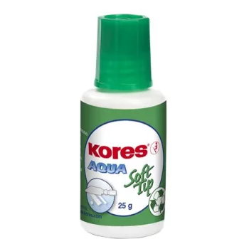   Hibajavító folyadék, vízbázisú, szivacsos, 20 ml, KORES "Aqua Soft Tip"