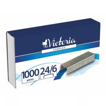 Tűzőkapocs, 24/6, VICTORIA OFFICE 1000 db