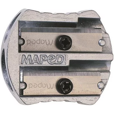 Hegyező, kétlyukú, fém, MAPED 1 db