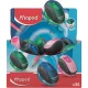 Hegyező display, egylyukú, tartályos, MAPED "Clean", vegyes színek (szín nem választható) 36 db