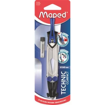 Körző, heggyel, MAPED "Technic Compact" 1 db