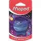 Hegyező, egylyukú, tartályos, MAPED „Planet”, bolygók, vegyes minták 1 db