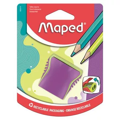 Hegyező, kétlyukú, tartályos, MAPED "Boogy", vegyes színek (szín nem választható) 1 db