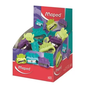   Hegyező display, egylyukú, MAPED "Vivo", szörny, vegyes színek (szín nem választható) 65 db