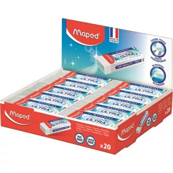   Radír display, papírtokkal, 20 db, MAPED "Technic Ultra"