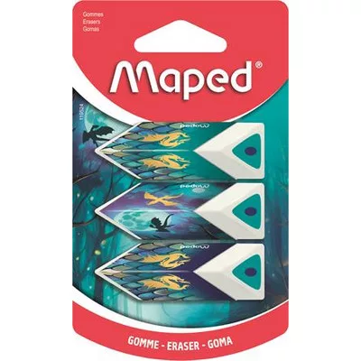 Radír, MAPED "Dragon Pyramid sárkány ", 3 darab