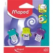 Radír display, MAPED "Little Monster", vegyes színek (szín nem választható)