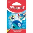Hegyező, egylyukú, tartályos, MAPED "Croc Croc Easy", katica és bálna, vegyes formák 1 db
