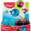 Hegyező display, egylyukú, tartályos, MAPED "Croc Croc Easy", katica és bálna, vegyes formák 24 db