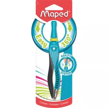   Körző, MAPED "Kid Z 360° Agility", vegyes színek (szín nem választható) 1 db