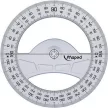 Szögmérő, műanyag, 360°, MAPED "Geometric" 1 db