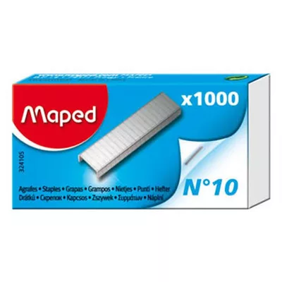 Tűzőkapocs, No. 10, MAPED 1000 db