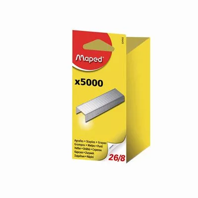 Tűzőkapocs, 26/8, MAPED 5000 db