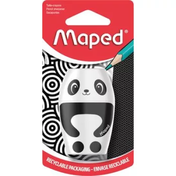   Hegyező, egylyukú, tartályos, MAPED "Shakky Fancy", panda és pingvin, vegyes formák 1 db