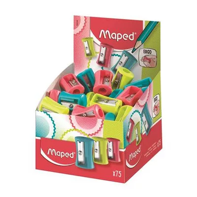 Hegyező display, egylyukú, MAPED "Vivo", vegyes színek (szín nem választható)