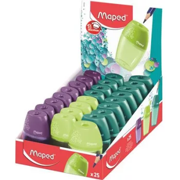  Hegyező display, egylyukú, tartályos, MAPED "Shaker", vegyes színek (szín nem választható) 25 db