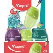 Hegyező display, egylyukú, tartályos, MAPED "Shaker", vegyes színek (szín nem választható) 25 db
