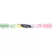 Szövegkiemelő készlet, 1-5 mm, kétvégű, MAPED "Fluo Peps Duo", 6 különböző pasztell szín 3 db