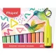 Szövegkiemelő készlet, 1-5 mm, MAPED "Fluo Peps Assorted", 12 különböző szín 12 db