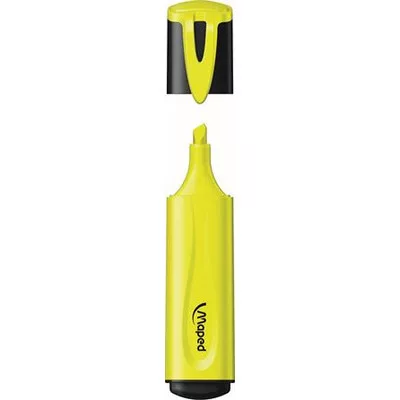 Szövegkiemelő, 1-5 mm, MAPED "Fluo Peps Classic", sárga 1 db