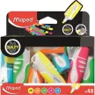 Szövegkiemelő display, 1-5 mm, MAPED "Fluo Peps Pocket Soft", vegyes neon színek