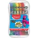 Tempera készlet, 12 darabos, műanyag dobozban, MAPED 12 db