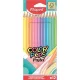 Színes ceruza készlet, háromszögletű, MAPED "Color'Peps Pastel", 12 különböző pasztell szín 12 db
