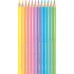 Színes ceruza készlet, háromszögletű, MAPED "Color'Peps Pastel", 12 különböző pasztell szín 12 db