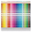 Színes ceruza készlet, háromszögletű, radírozható, MAPED "Color'Peps Oops", 24 különböző szín 24 db