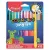 Filctoll készlet, 3,7 mm, kimosható, MAPED „Color'Peps Long Life 2”, 12 különböző szín 12 db