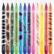 Filctoll készlet, 2,8 mm, kimosható, MAPED "Color'Peps Animals", 12 különböző szín 12 db