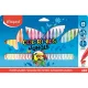 Filctoll készlet, 2,8 mm, kimosható, MAPED "Color'Peps Jungle", 24 különböző szín 24 db