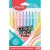Filctoll készlet, 2,8 mm, kimosható, MAPED "Color'Peps Pastel", 10 különböző pasztell szín 10 db