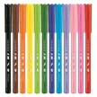 Filctoll készlet, 2 mm, kimosható, MAPED "Color'Peps Ocean", 12 különböző szín 12 db