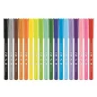 Filctoll készlet, 2 mm, kimosható, MAPED "Color'Peps Ocean", 18 különböző szín 18 db