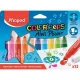 Filctoll készlet, 6,5 mm, kimosható, MAPED "Color'Peps Mini Power", 12 különböző szín 12 db