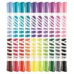 Filctoll készlet, kimosható, MAPED "Color'Peps Duo", 20 különböző szín 10 db