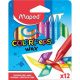 Zsírkréta, MAPED "Color'Peps Wax", 12 különböző szín
