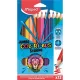 Színes ceruza készlet, háromszögletű, MAPED "Jumbo Color'Peps Strong", 12 különböző szín 12 db
