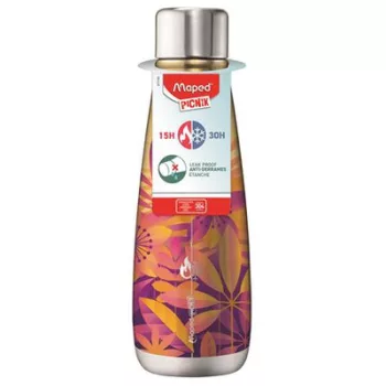   Termosz, duplafalú, 500 ml, rozsdamentes acél, MAPED PICNIK "Concept Adult", napvirág 1 db