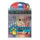 Filctoll és színes ceruza készlet, MAPED "Color'Peps Monster" 12+15 különböző szín 27 db